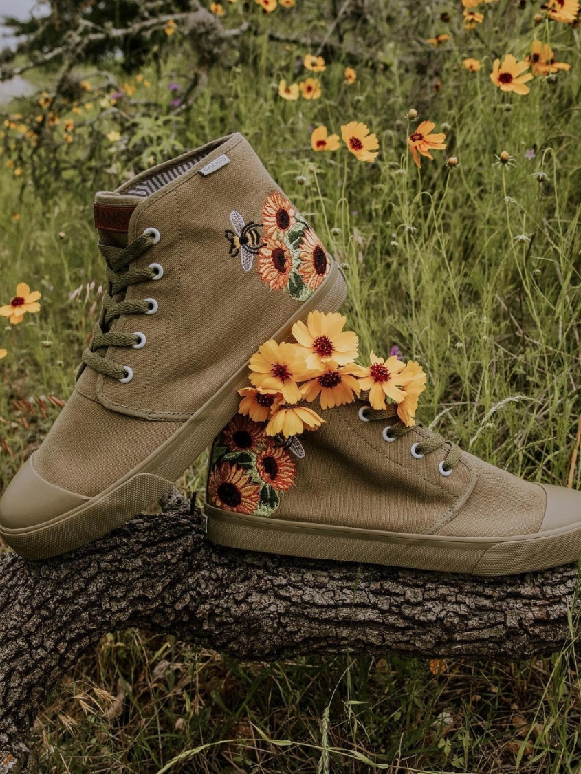Old Pine Sunflower High Top